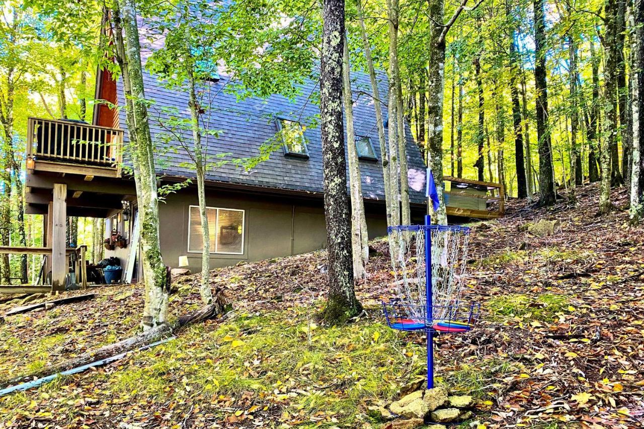 A-Frame Cabin With Hot Tub 1 Mi To Beech Mountain! 외부 사진